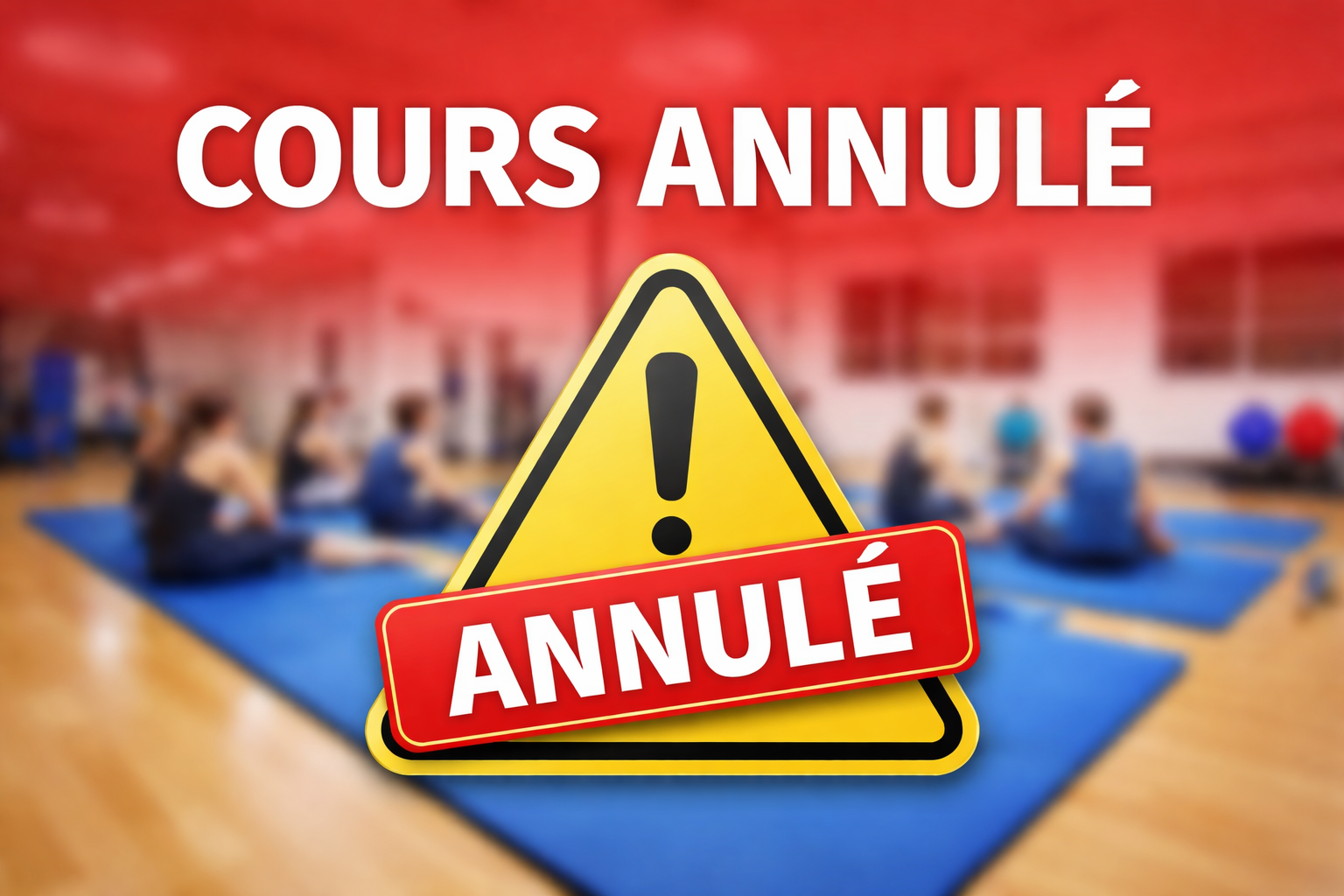 ANNULATION – Lundi 04/03 – Taïso Classique (20h15)